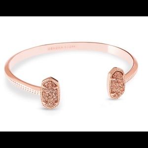 NEW Kendra Scott Rose Gold Druzy bracelet